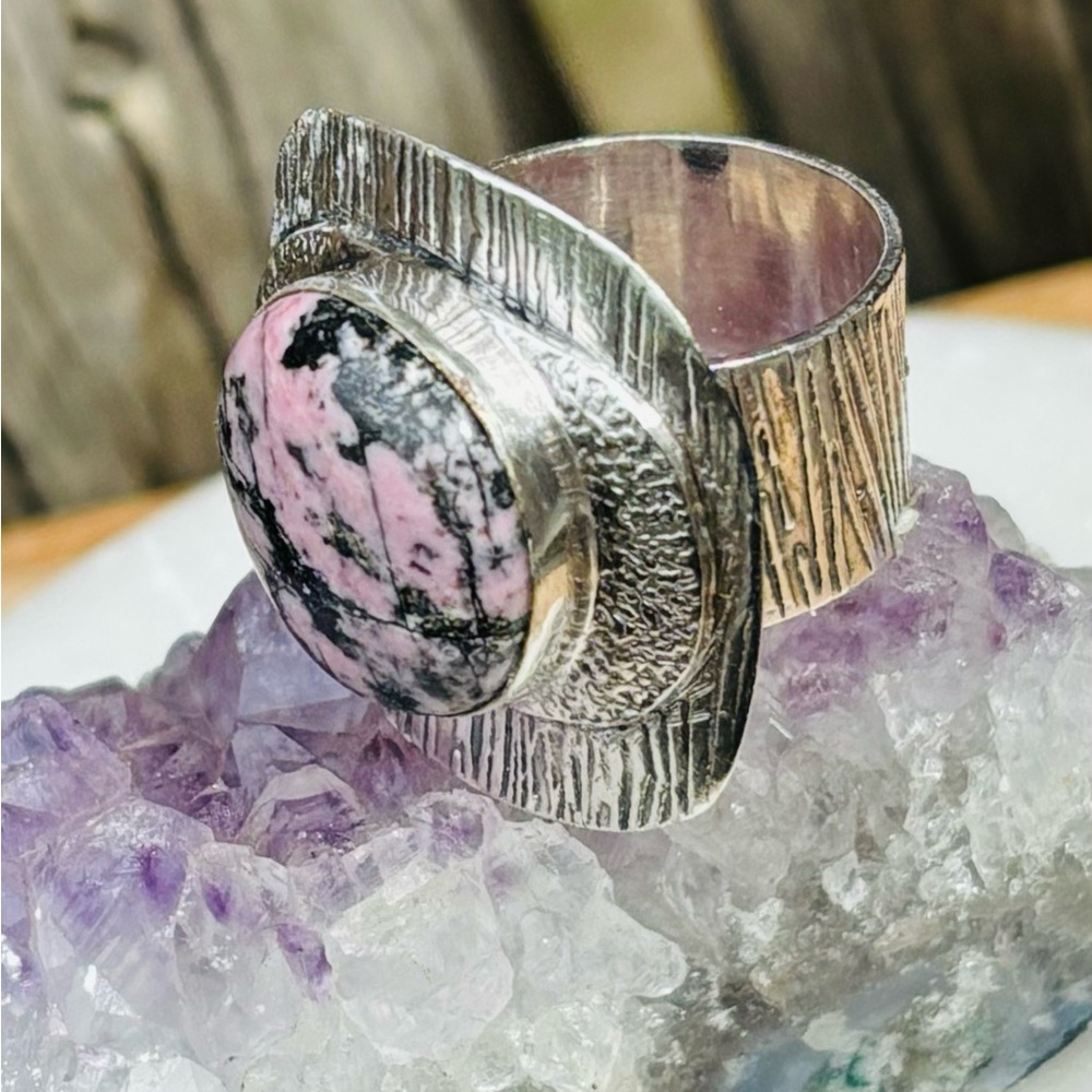 Rhodonite Ring - image 3